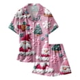 thumbnail image 3 of WEAIXIMIUNG Pajamas For Children Shirt And Pant Matching Set Sleepwear Set With Pockets For Christmas 4-5 Years, 3 of 4