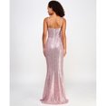 thumbnail image 2 of Trixxi Womens Sequin Front Slit Gown Dress, Juniors, 17, 2 of 2