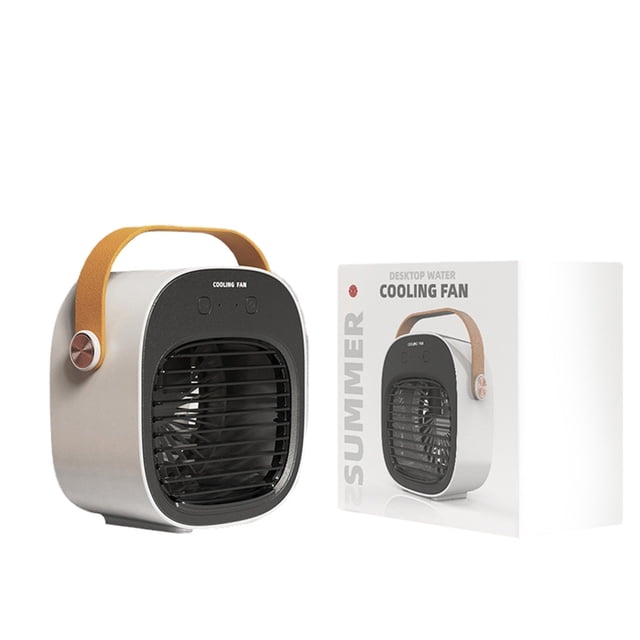 Bearachild Enfriador de aire portátil Mini USB aire acondicionado ventilador de refrigeración humidificador de niebla Humidificadores Blanco Bearachild HA005747-01B