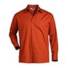 thumbnail image 2 of Ed Garments Men's Big And Tall Covered Placket Cafe Shirt, RUST, Large Tall, 2 of 2