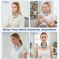 thumbnail image 5 of Owlprince Neck Brace for Pain Relief & Neck Support, Cervical Spine Alignment Neck Collar, Tech Neck, Hump, Forward Head Posture Corrector, Black, XL, 5 of 10