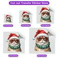 thumbnail image 5 of Hello Winter American Shorthair Frosty Morning Walk Welcome Snowy Christmas Cutout Transfer Sticker Cat Lover Kitten Owner Gifts Transparent Decal Art Decor - 02018, 5 of 5