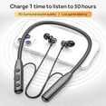 thumbnail image 7 of TIIFSWHS Wireless Headset Bluetooth Headset Neckband: Ultra Long with Microphone Headset Bluetooth 5.3 Headset Stereo Earbuds Buds 3 Pro Amplifier Earbuds Earbud Pro Cru, 7 of 7