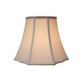 thumbnail image 4 of Royal Designs Flare Bottom Corner Scallop Lamp Shade, Eggshell Fabric, 4 of 5