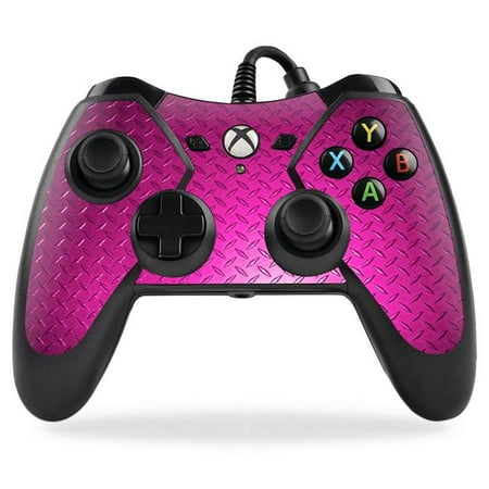 MightySkins PREXBONCO-Pink Diamond Plate Skin for PowerA Pro Ex XBox One Controller Case Wrap Cover Sticker - Yeah Mon