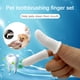 thumbnail image 5 of Cepillo de dientes para mascotas, funda para el dedo, herramienta de limpieza Oral para dientes de perro, cepillo dental para dedos de gato, suministros para el cuidado, 5 of 5