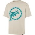 thumbnail image 2 of Men's '47 Tan Miami Dolphins Bouldering Imprint Ravine Foundation Throwback T-Shirt, 2 of 3