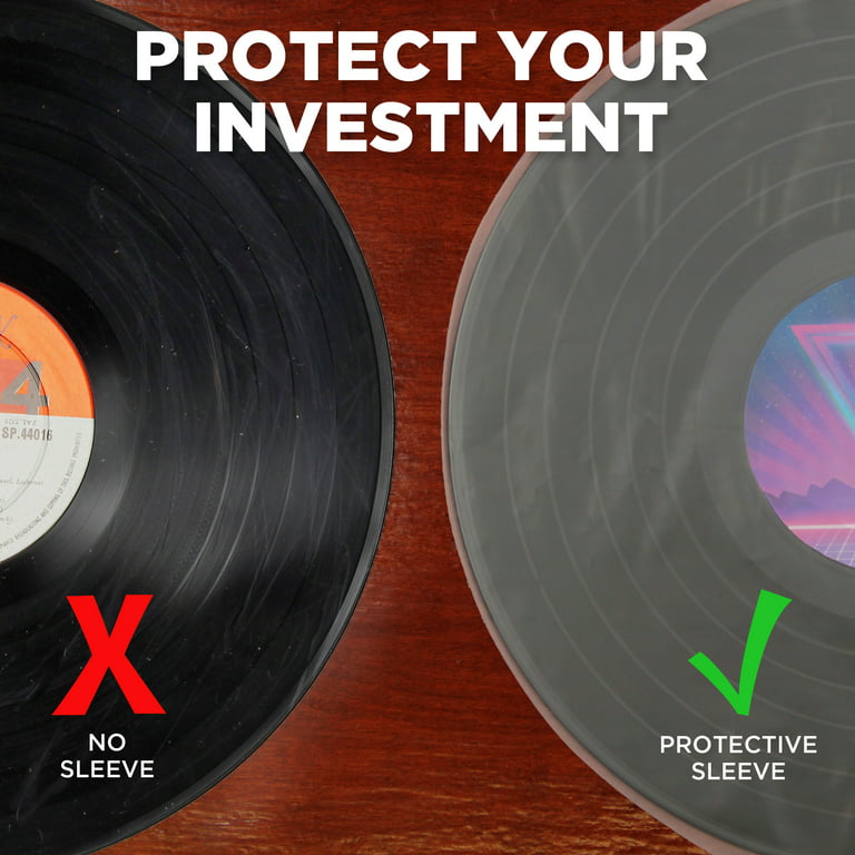 Vinyl Record & Record Jacket Poly Sleeves for the Protection of