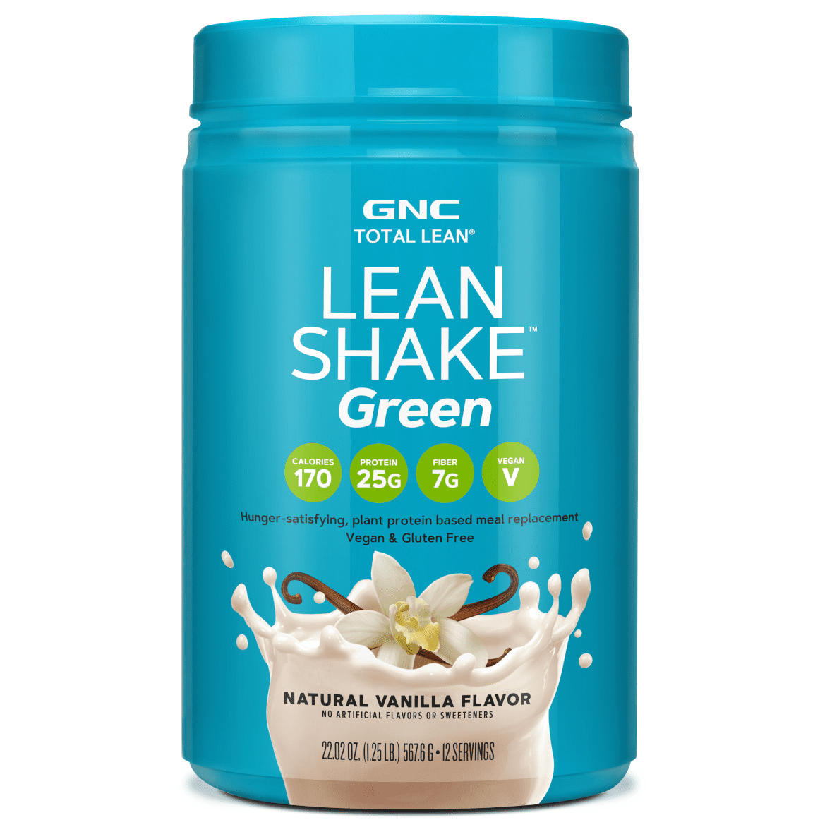 Total Lean® Lean Shake™ Green Vegan, Plant-Based Meal Replacement Powder, Natural Vanilla, 1.25 lbs