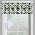 thumbnail image 2 of Ambesonne Retro Window Valance, Bold Circles Polka Dots, 54" X 12", Multicolor, 2 of 5