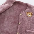 thumbnail image 3 of 0-10T Boy Girl Fleece Vest Coat Kids Zip Up Sleeveless Winter Warm Outwear Cardigan Jackets Waistcoat, 3 of 7