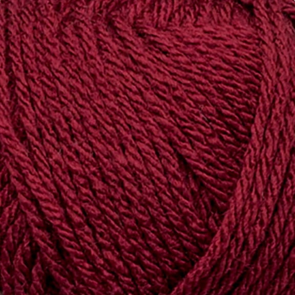 Mary Maxim Starlette Yarn - Red Wine - 100% Ultra Soft Premium Acrylic Yarn for Knitting and Crocheting - 4 Medium Worsted Weight