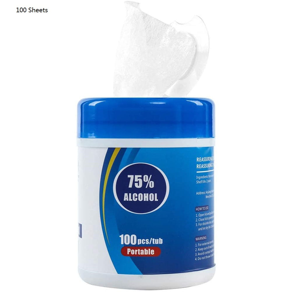 100 Wipes Body Hand Face Wipes Cleansing Cloth Wet Wipes