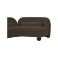 thumbnail image 2 of Meridian Furniture Daphne Brown Chenille Fabric Loveseat, 2 of 19