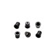 thumbnail image 2 of Eigraketly Virolas de cuerda de 6 piezas, estudio negro, pieza de instrumento pequeño exquisito, repuesto de guitarra eléctrica, repuesto de fijador de Accesorios para instrumentos musicales Eigraketly OD028174-00, 2 of 6