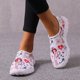thumbnail image 2 of Rimocy - Zapatos de enfermera para mujer, zapatillas transpirables con estampado para mujer, zapatillas ligeras antideslizantes sin cordones, zapatillas deportivas informales de suela suave para mujer, 2 of 5
