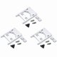 thumbnail image 1 of 3X para Automóvil Servo Actualización de Almacén Soporte de Montaje Fijo para B1 B14 B16 B24 C24 C14 RC Coche-Plata, 1 of 5