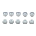 thumbnail image 1 of pares de tapones de silicona de 3,8 mm para auriculares intraaurales (transparentes) - Talla L, 1 of 7