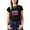 Black, variant on Colevkie Women's On Wednesday We Wear Pink Breast Cancer Awareness Tshirt Tops Pink Ribbon Graphic Tee Round Neck(Black-Women,S)