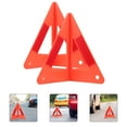 thumbnail image 3 of 3 triángulos de advertencia plegables reflectantes de seguridad vial para emergencias, 3 of 8