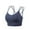 Blue, variant on APEXFWDT Cross Back Sport Bras for Women Padded Strappy Criss Cross Cropped Bras for Yoga Workout Fitness S/M/L/XL/XXL