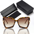 thumbnail image 3 of Ginsiom Trendy Oversized Square Sunglasses for Women Cat Eye Butterfly Womens Sun Glasses, 3 of 6