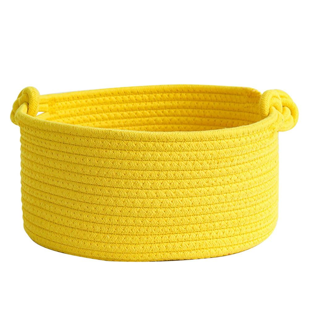 Younar Cotton Rope Storage Basket Small Woven Bathroom Storage Baskets