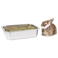 thumbnail image 3 of Zecic Cats Litter Pan for Older Cats Stainless Steel Small Smooth Surface Never Rus, 3 of 8