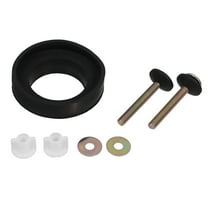 SOPOTUTU Toilet Tank Gasket Repair Kit 1 Set Iron Rubber Secure Fastening Easy Installation