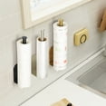 thumbnail image 2 of OBODING Stainless Steel Wall Mount Paper Towel Holder, Gold, 2 of 6