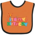 thumbnail image 3 of Inktastic It's My Birthday Letters Boys or Girls Baby Bib, 3 of 4