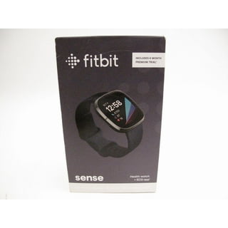  Fitbit Sense Advanced Smartwatch with Tools for Heart Health,  Stress Management & Skin Temperature Trends, Carbon/Graphite, One Size (S &  L Bands Included) (Renewed) : Electronics