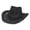Black, variant on Hollow Out Boho Beach Hat, Outdoor Floppy Sun Hat, Unisex Casual Cowboy Hat, Lightweight Breathable Retro Headwear For Seaside Travel Daily Outing Leisure Vacation Trendy Sun Shade Hat,Coffee