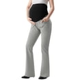 thumbnail image 2 of YSUEJPF Womens Maternity Flare Jeans Over Belly Breathable Bootcut Denim Pants Comfy Bell Bottoms with Pockets Pregnancy Pants, 2 of 7