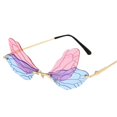 thumbnail image 1 of Lunettes de Soleil Papillon pour Femmes Mode Unique Sans Monture 2020, 1 of 1