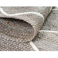 thumbnail image 4 of Avgari Creation Eco Friendly Grey Hand Braided Rectangle Living Room ,Office Area Rug Rag Rug Modern Carpet 2.6x10" Sq Feet, 4 of 5