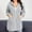 Gray, variant on Women's Zip Up Hoodies Long Sleeve Long Tunic Sweatshirts Oversized Fleece Casual Fall Jacket Coat with Pocket