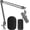 Boom Arm with Pop Filter, variant on SUNMON for Blue Yeti Microphone Boom Arm - Upgraded Heavy Duty Boom Arm, Hidden Cable Management, Stable Desk Clamp, Blue Yeti Mic Stand Compatible with Yeti Microphone, HyperX QuadCast, Shure SM7B