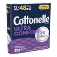 thumbnail image 4 of Cottonelle Ultra Comfort Toilet Paper, Strong Toilet Tissue, 12 Mega Rolls (12 Mega Rolls = 48 Regular Rolls), 244 Sheets Per Roll, 4 of 11