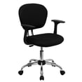 thumbnail image 1 of Scranton & Co Mid-Back Mesh Task Office Chair with Arms in Black, 1 of 3