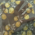 thumbnail image 3 of Floral Tulle Curtains with Rod Pocket, Lemon Branches with Petals Growth Essence Nature Themed Print, Sheer Drape for Wedding Party 2 Panels, 7 Sizes, Olive Green Yellow, by Ambesonne, 3 of 3