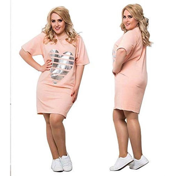 Plus-Size-Clothing 2019 New Women Vestidos Plus Size Mini Dress