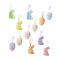 thumbnail image 4 of Adornos colgantes de Pascua, colgantes, hermosas manualidades de bricolaje, material de espuma para 12 pcs, 4 of 9