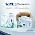 thumbnail image 5 of Smartech 1000ft Cat5e Plenum Cable, 24 AWG, 350 MHz, 4 Pair, UTP Ethernet Cable White, 5 of 6
