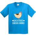 thumbnail image 3 of Inktastic Backyard Chicken Farmer Youth T-Shirt, 3 of 5