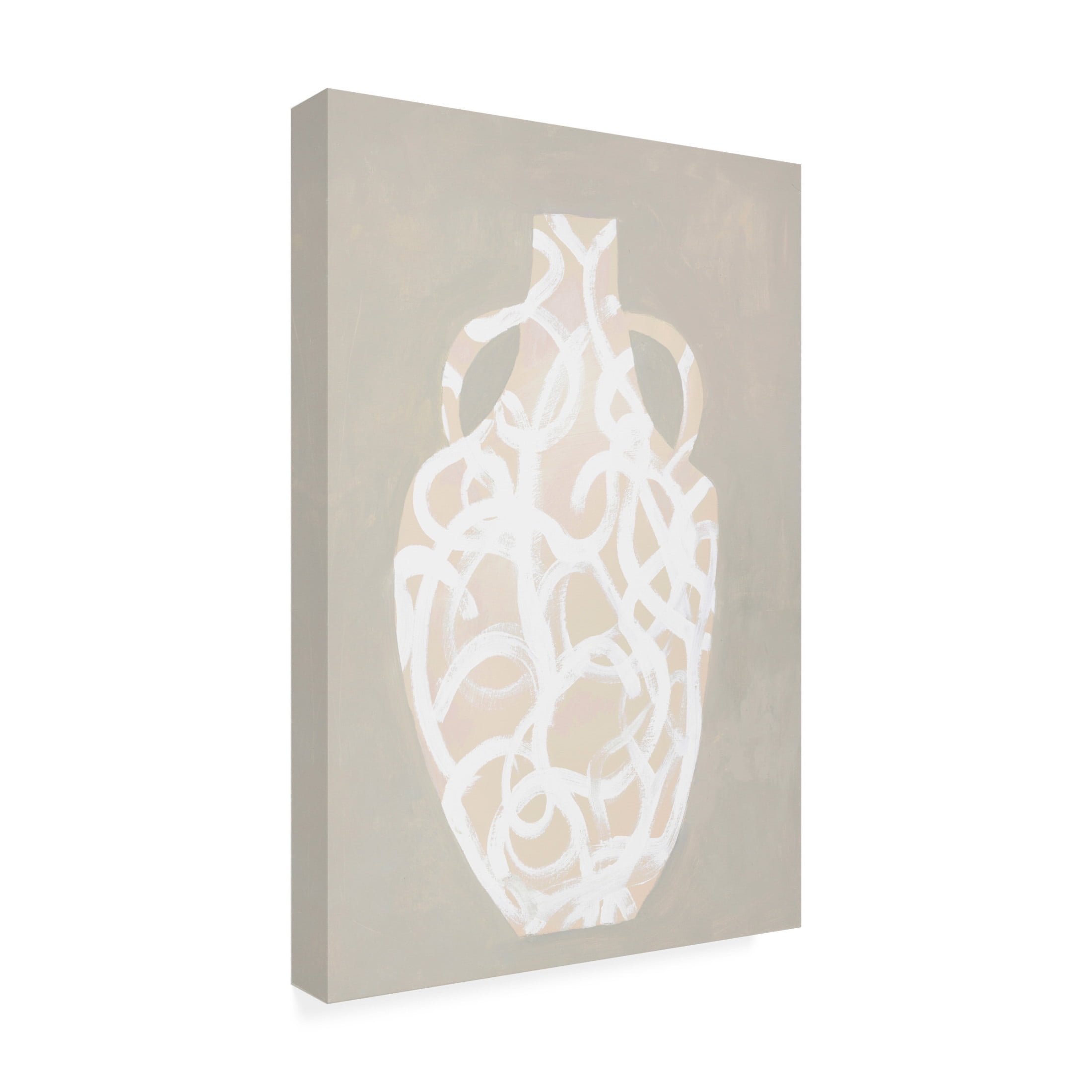 Canvas Wall Art - Design Fabrikken 'Clay Covered' Wall Art for Living Room, Bedroom, or Office Décor by Trademark Fine Art - 30 x 47 Inches