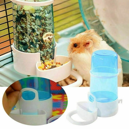 AkoaDa Hamster Automatic Pet Food Drink Dispenser Feeder Water Bowl Hedgehog