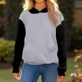 thumbnail image 2 of Bovemsi Sweatshirt for Women Oversized Hoodies Cute Cotton Plain Pullover Plus Size Hooded With Pocket Winter Outfits Camo Hoodie, 2 of 6