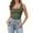 Army Green, variant on Women's Square Neck Velvet Thermal Base Layer Fleece Lined Undershirt Winter Warm Soft Comfort Top