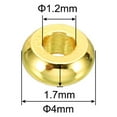 thumbnail image 2 of 4mm Spacer Beads, 150 Pcs Flat Bead Spacers Bulk Flat Round Disc Beads Loose Metal Brass for Jewelry Making, Gold Tone, 2 of 5
